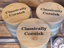 Load image into Gallery viewer, Classically Cornish Green Candle With Bluebell