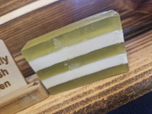 Load image into Gallery viewer, Handmade Cornish Green Soap Bar With Bluebells Fragrance