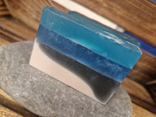 Load image into Gallery viewer, Handmade Cornish Briny Blue Soap Bar With Deep Sea Minerals Fragrance