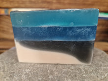 Load image into Gallery viewer, Handmade Cornish Briny Blue Soap Bar With Deep Sea Minerals Fragrance
