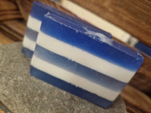 Load image into Gallery viewer, Handmade Cornish Blue Soap Bar With Caribbean Seas Fragrance