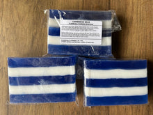 Load image into Gallery viewer, Handmade Cornish Blue Soap Bar With Caribbean Seas Fragrance