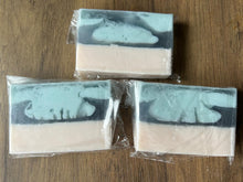 Load image into Gallery viewer, Handmade Cornish Beach Life Soap Bar With Fluffy Towels Fragrance