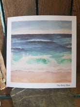 Load image into Gallery viewer, The Briny Blue Greetings Card Handmade In Cornwall