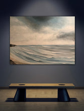 Load image into Gallery viewer, Before The Rain Original Acrylic Painting Cornwall 24" x 31"