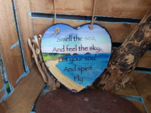 Load image into Gallery viewer, Natural Heart Slate Original Cornish Artwork