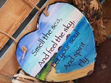 Load image into Gallery viewer, Natural Heart Slate Original Cornish Artwork