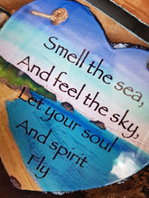 Load image into Gallery viewer, Natural Heart Slate Original Cornish Artwork