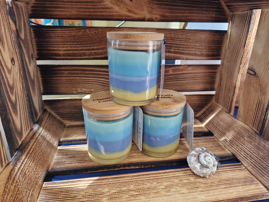 The Briny Blue Cornish Candle With Deep Sea Minerals