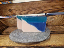 Load image into Gallery viewer, Handmade Cornish Coastline Soap Bar With Geranium &amp; Eucalyptus Fragrance
