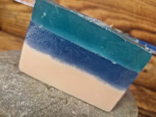 Load image into Gallery viewer, Handmade Cornish Beach Life Soap Bar With Fluffy Towels Fragrance
