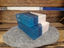 Load image into Gallery viewer, Handmade Cornish Briny Blue Soap Bar With Deep Sea Minerals Fragrance
