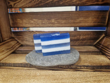 Load image into Gallery viewer, Handmade Cornish Blue Soap Bar With Caribbean Seas Fragrance

