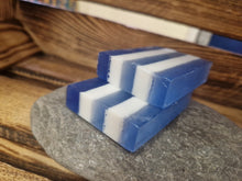 Load image into Gallery viewer, Handmade Cornish Blue Soap Bar With Caribbean Seas Fragrance
