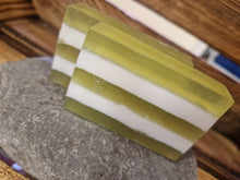 Load image into Gallery viewer, Handmade Cornish Green Soap Bar With Bluebells Fragrance
