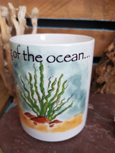 Load image into Gallery viewer, Cornish Mermaid Mug With Original Artwork Dreaming Of The Ocean

