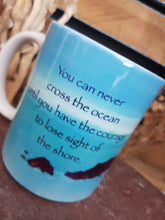 Load image into Gallery viewer, Cornish Mug With Original Artwork You Can Never Cross The Ocean
