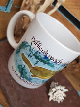 Load image into Gallery viewer, Cornish Mug With Original Artwork Turtle Quote
